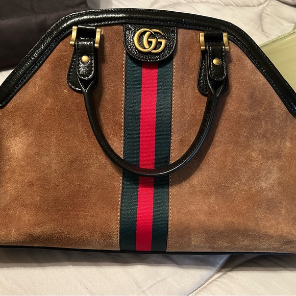 Gucci Brown and Black Women's Bag - Picture 1 of 13